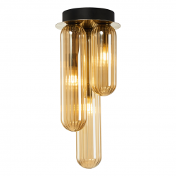 Lampy-sufitowe - ml0340 nowoczesna lampa sufitowa złota 3xg9 pax eko-light
