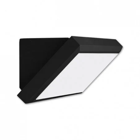 Kinkiety-ogrodowe - czarny kinkiet ogrodowy ferra led ip65 12w 5251 lvt 