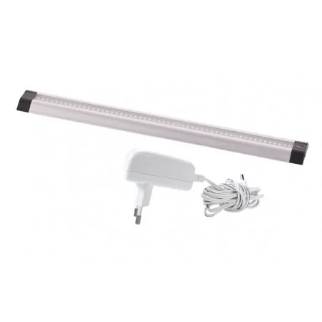 Oprawy-meblowe-podszafkowe - lampa meblowa podszafkowa led do kuchni 4,5w z ciepłym światłem z wyłącznikiem ruchowym op/0128 rum-lux 