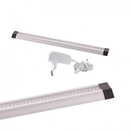 Oprawy-meblowe-podszafkowe - lampa meblowa podszafkowa led do kuchni 4,5w z ciepłym światłem z wyłącznikiem ruchowym op/0128 rum-lux 