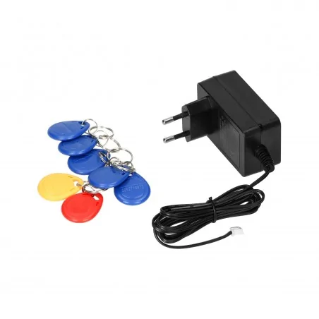 Wideodomofony - wideodomofon dwurodzinny z możliwością otwierania bramy i furtki 7-calowy rfid orno 