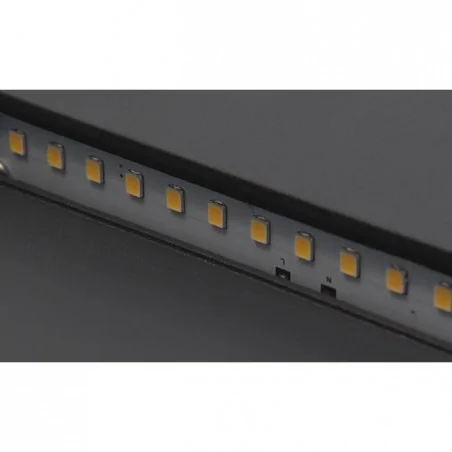 Kinkiety-ogrodowe - kwadratowy kinkiet ogrodowy santiago led ip54 4w 4118 lvt 