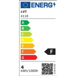 Kinkiety-ogrodowe - kwadratowy kinkiet ogrodowy santiago led ip54 4w 4118 lvt 