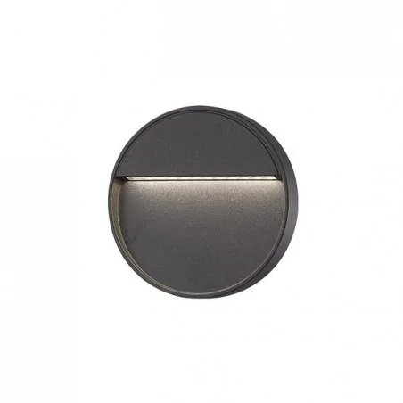 Kinkiety-ogrodowe - okrągły kinkiet ogrodowy santiago led ip54 4w 1248 lvt 