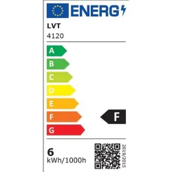 Kinkiety-ogrodowe - prostokątny kinkiet ogrodwoy santiago led ip54 6w 4120 lvt 