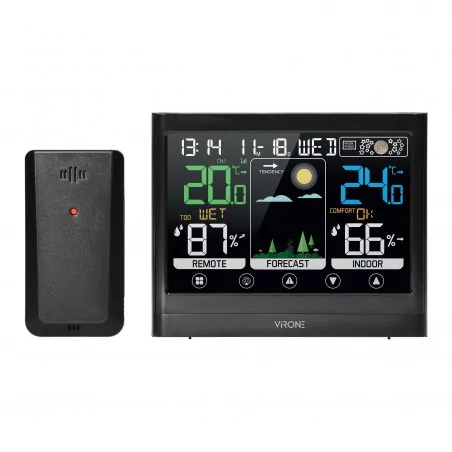 Termometry-i-stacje-pogodowe - ws-5 wielofunkcyjna stacja pogodowa bezprzewodowa dotykowe przyciski orno 