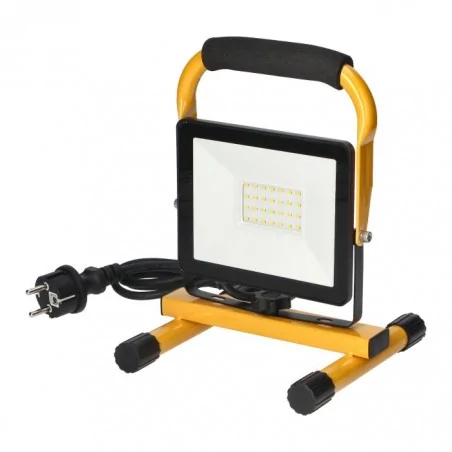 Naswietlacze-led-30w - naświetlacz led roboczy na statywie przenośny 30w ip65 przewód 1,5m 4000k cavo flp-4 orno 