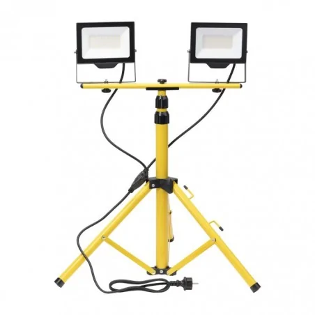 Naswietlacze-led-50w-i-wiecej - zestaw dwóch naświetlaczy led ze statywem z 2-metrowym przewodem 2x50w alled ad-nl-6276 orno 