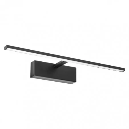 Kinkiety-lazienkowe - kinkiet led nad lustro do łazienki 8w czarny z neutralnym światłem 40cm mera led ad-om-6508l4/b orno 