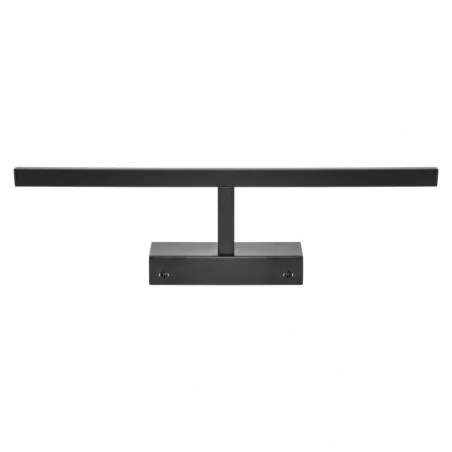 Kinkiety-lazienkowe - kinkiet led nad lustro do łazienki 8w czarny z neutralnym światłem 40cm mera led ad-om-6508l4/b orno 