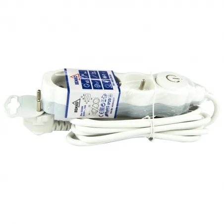 Przedluzacze-elektryczne - przedłużacz elektryczny z wyłącznikiem 3x z/u 3m bemko 