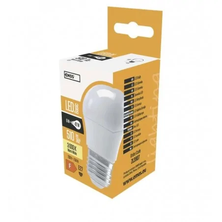 Gwint-trzonek-e27 - żarówka led mini globe 6w e27 ciepła biel zl3907 emos - 1525623210 