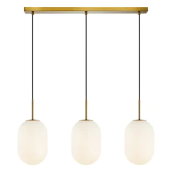 Lampy-sufitowe - ml0316 złote oświetlenie listwa 83cm na 3 żarówki e14 alias gold eko-light 