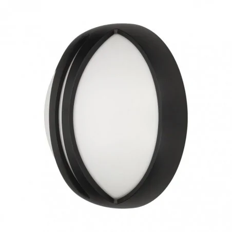 Oprawy-hermetyczne-led - or-op-6023lpmp3 plafon led ogrodowy czarny 8w 3000k ip54 540lm rubin orno 