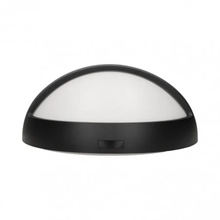 Oprawy-hermetyczne-led - or-op-6023lpmp3 plafon led ogrodowy czarny 8w 3000k ip54 540lm rubin orno 