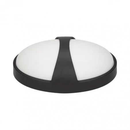 Oprawy-hermetyczne-led - or-op-6026lpmp3 plafon led ogrodowy czarny 8w 3000k ip54 rubin eliptic led orno 