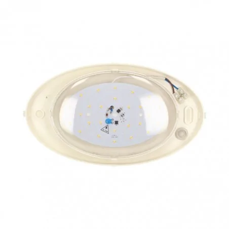 Oprawy-hermetyczne-led - or-op-6026lpmp3 plafon led ogrodowy czarny 8w 3000k ip54 rubin eliptic led orno 