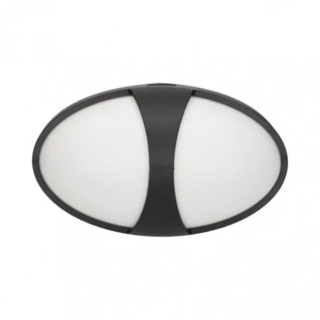 Oprawy-hermetyczne-led - or-op-6026lpmp3 plafon led ogrodowy czarny 8w 3000k ip54 rubin eliptic led orno 