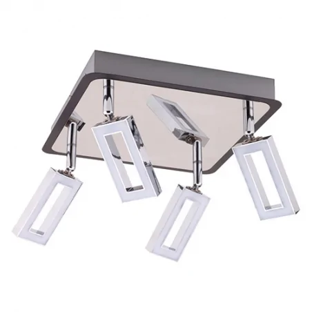 Lampy-sufitowe - oprawa ścienno-sufitowa smd led kent led 4d 3000k 02772 ideus 