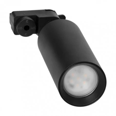 Oswietlenie-szynowe - reflektor do zamontowania na szynoprzewodzie czarny na żarówkę gu10 jari tl-2/b virone 