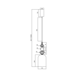 Lampy-sufitowe - ml0360 efektowna lampa wisząca led 12w kolorowa arte eko-light 