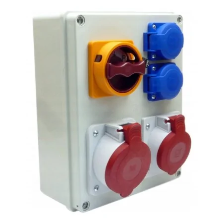 Skrzynki-elektryczne - b.1095w rozdzielnica budowlana r-box 240 32/5 16/5 l-0-p 2gs pawbol 