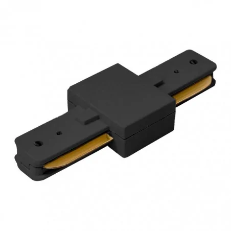 Oswietlenie-szynowe - czarny łącznik do szynoprzewodów prosty tc-2/b/i orno 