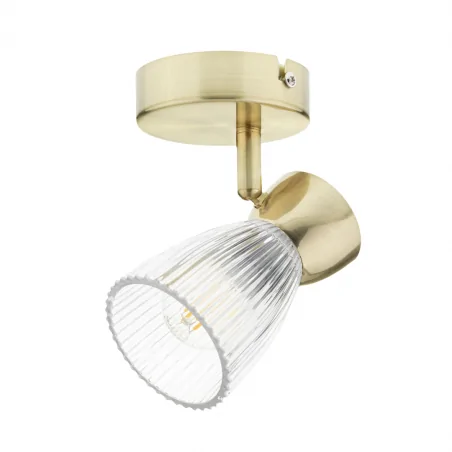 Kinkiety - ml9974 lampa ścienno - sufitowa złota 1xe14 best gold eko-light 