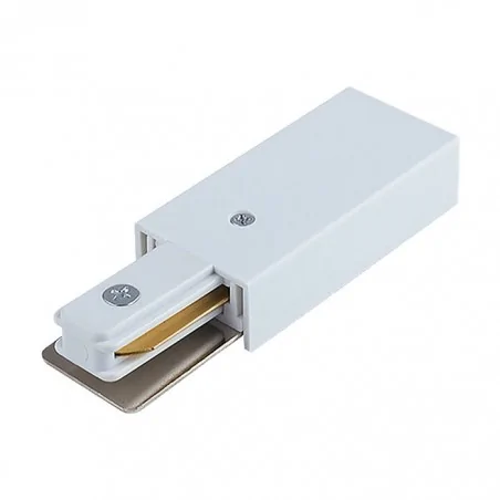 Oswietlenie-szynowe - złączka zasilająca do szynoprzewodów biała tc-3/w virone 