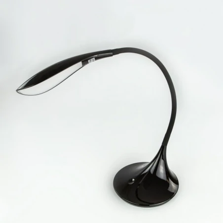 Lampki-biurkowe - 22343 nowoczesna lampka na biurko czarna franco ii led smd kanlux 