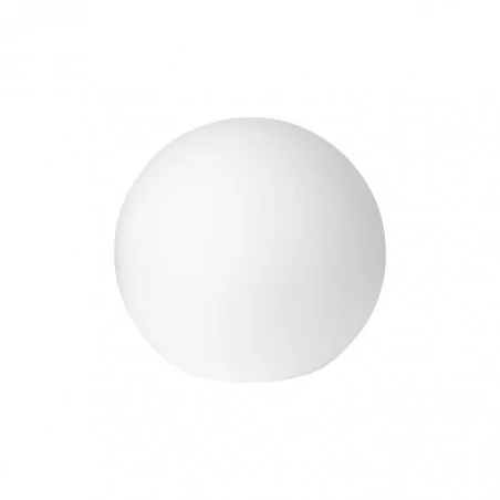 Lampy-kule-ogrodowe - kula ogrodowa 30cm biała 1xe27 ip44 luna s ad-op-6298we27zm orno 