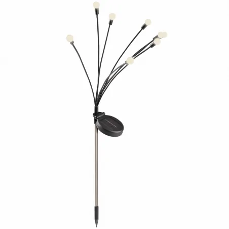Lampy-solarne - 325549 wbijana lampa solarna 8 x led dekoracyjne gałązki 3000k fiorini goldlux 