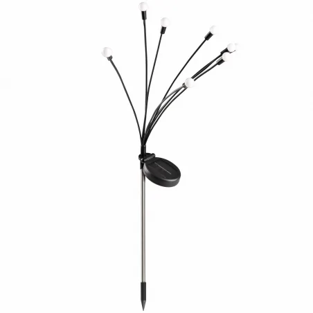 Lampy-solarne - 325549 wbijana lampa solarna 8 x led dekoracyjne gałązki 3000k fiorini goldlux 