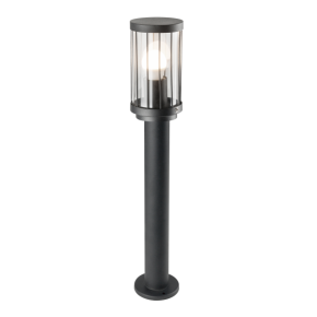 Slupki-ogrodowe - lampa stojąca słupek ogrodowy w kolorze czarnym 50cm e27 10w ip44 312310 fiord polux