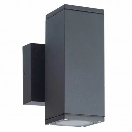 Kinkiety-ogrodowe - 323248 kinkiet elewacyjny ogrodowy 2xgu10 czarny morris goldlux 