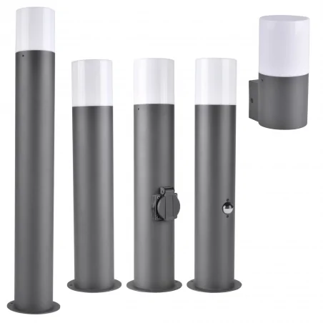 Slupki-ogrodowe - 321138 klosz do lampy ogrodowej dallas goldlux 