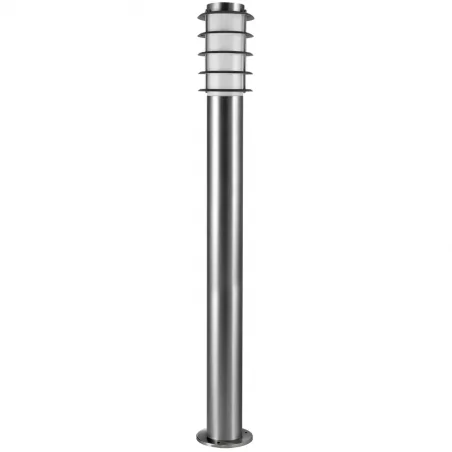 Slupki-ogrodowe - 204547 słupek ogrodowy 100cm satynowy 1xe27 serena goldlux 