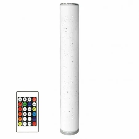 Lampy-stojace - stylowa lampa podłogowa led rgb z pilotem z funkcją świecenia w rytm muzyki max.12w stella 325341 polux-goldlux 