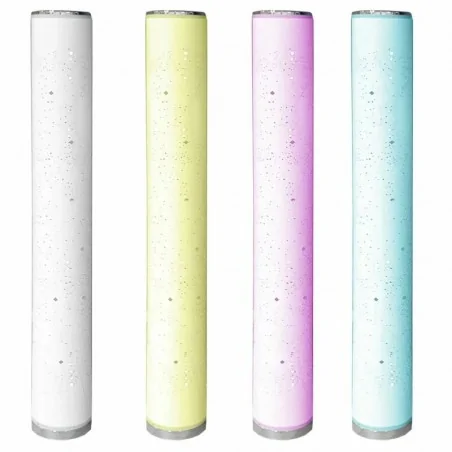 Lampy-stojace - stylowa lampa podłogowa led rgb z pilotem z funkcją świecenia w rytm muzyki max.12w stella 325341 polux-goldlux 