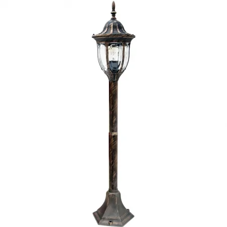 Lampy-ogrodowe-stojace - 302595 lampa ogrodowa stojąca 108cm e27 patynowa florencja goldlux 