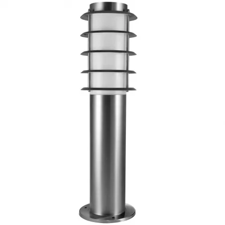 Slupki-ogrodowe - 204523 słupek ogrodowy e27 satynowy 45cm serena goldlux 