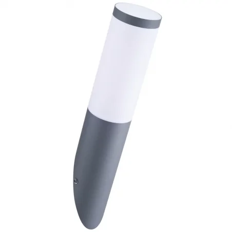 Kinkiety-ogrodowe - 300935 kinkiet ogrodowy skośny szary 1xe27 oslo polux goldlux 