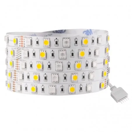 Tasmy-led - taśma led 12v 23w 5m ip20 barwa neutralna+rgb 323293 polux-goldlux 