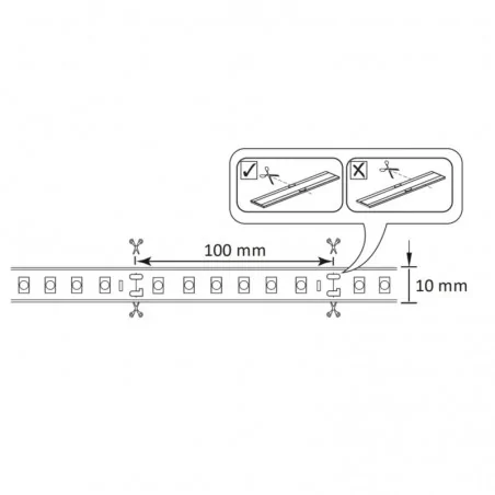Tasmy-led - taśma led 12v 23w 5m ip20 barwa neutralna+rgb 323293 polux-goldlux 