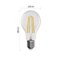 Gwint-trzonek-e27 - żarówka led filament a60 e27 11w 1521 lm ciepła biel zf5164d emos 