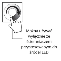 Tasmy-led - zestaw 2-metrowa taśma led 9w z zasilaczem+włącznik ip65 neutralna 4000k 324177 polux-goldlux 