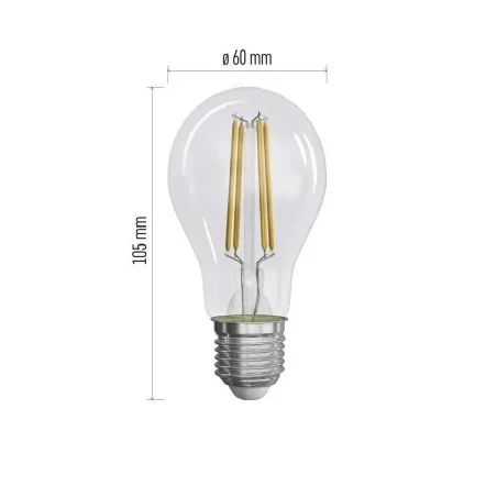 Gwint-trzonek-e27 - żarówki led filament a60 3xe27 5w 1060lm ciepła biel zf5157.3 emos 