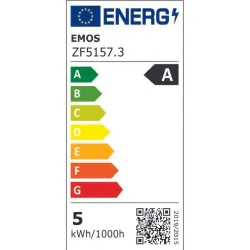 Gwint-trzonek-e27 - żarówki led filament a60 3xe27 5w 1060lm ciepła biel zf5157.3 emos 