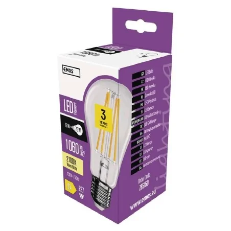 Gwint-trzonek-e27 - żarówka led filament a60 e27 7,8w 1060lm ciepła biel zf5150 emos 