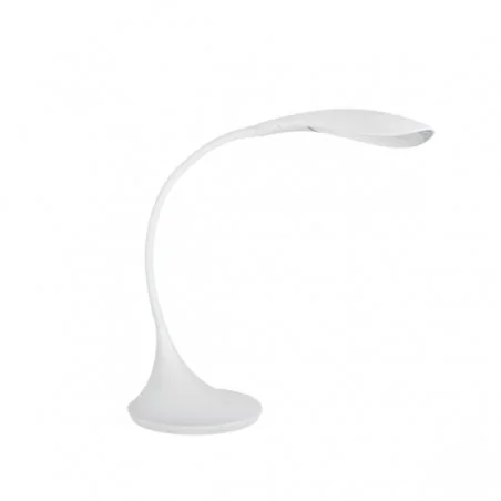 Lampki-biurkowe - 22342 nowoczesna lampka na biurko led biała ściemnialna 6,8w 3000k franco ii led smd kanlux 